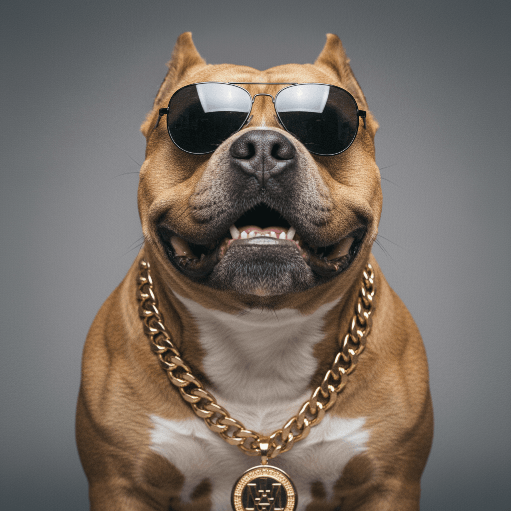 Bulldog photorealistic avatar
